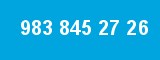 983 845 27 26 983 845 27 26